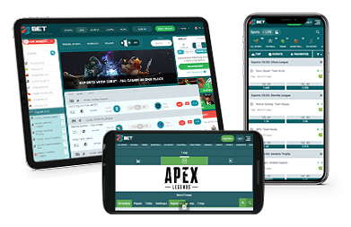 Das Apex Legends Wetten Angebot von 22BET auf verschiedenen mobilen Geräten.