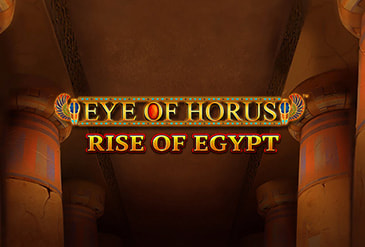 Der Online Casino Spielautomat Eye of Horus Rise of Egypt.