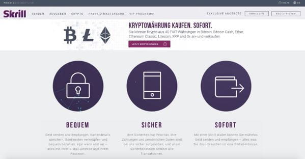 Skrill Als Bestes Ewallet 2019 Ausgezeichnet Betrugstest Com