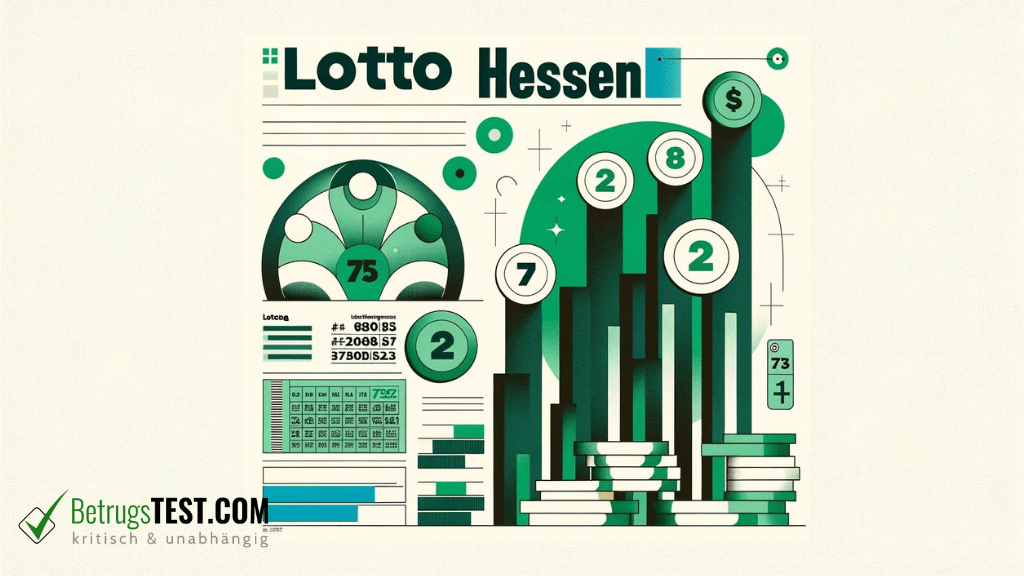 Symbolische Darstellung von Rekordumsätzen bei Lotto Hessen - Erstellt mit AI durch Betrugstest Prompt.